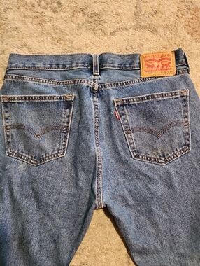 Vintage Levis 505 Jeans 34 X 30 Regular Fit Straight Leg Red Tab Medium Wash